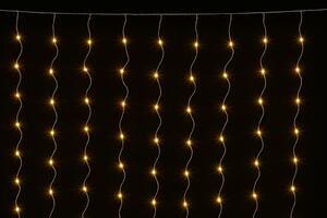 Venkovní vánoční LED závěs 3×3 m, 480 LED, 8 programů, různé barvy na výběr Barva: Teplá bílá