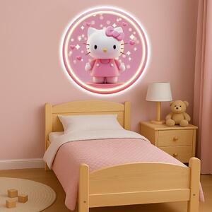 Svítící obraz - Hello Kitty - Noční lampa