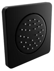Podomítková boční sprchová tryska MEXEN - kulatá - 13x13 cm - černá matná