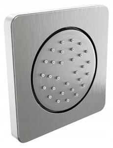 Podomítková boční sprchová tryska MEXEN - kulatá - 13x13 cm - grafitová
