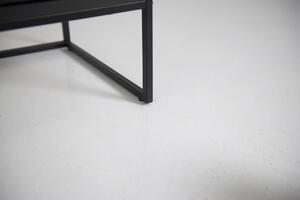TV stolek s poličkou pili 176 x 57 cm černý