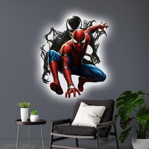 Svítící obraz - Spiderman a Venom
