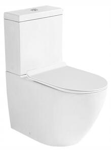 Stojící WC MEXEN LENA se splachovadlem + Duroplast sedátko - bílé