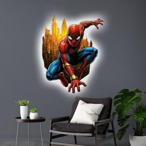 Svítící obraz - Spiderman ve městě