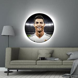 Svítící obraz - Cristiano Ronaldo - Portrét