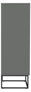 Komoda pili 60 x 127 cm šedozelená