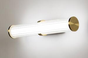 Nástěnné LED svítidlo nad zrcadlo do koupelny Platon Gold (LMD)