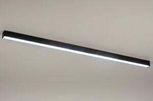 Stropní minimalistické LED svítidlo s dálkovým ovládáním Corcianno Black (LMD)