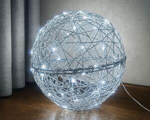 LED světelná koule, studená bílá, různé velikosti Průměr (cm): 40 cm