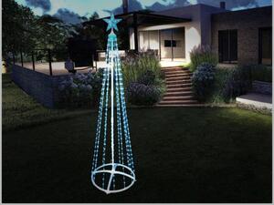 Světelný kužel - studená bílá, 1,8 vysoký, 220 LED, 8 programů