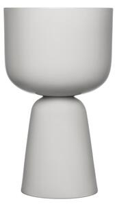Iittala Květináč Nappula S, vysoký / šedý