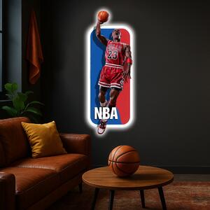 Svítící obraz - Michael Jordan