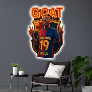 Svítící obraz - Lamine Yamal - GOAT