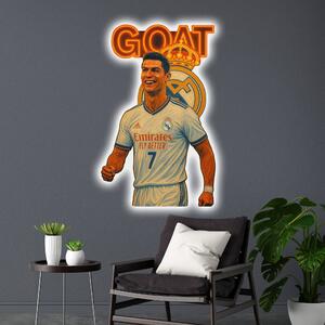 Svítící obraz - Cristiano Ronaldo - GOAT