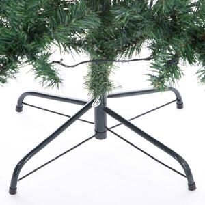 FurniGO Umělý vánoční stromeček 180 cm + světelný řetěz