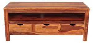 Dřevěný tv stolek z masivu palisandr 120x50x40