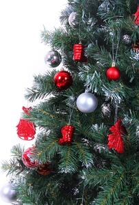 FurniGO Umělý vánoční stromeček 180 cm se sněhem