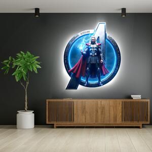Svítící obraz - Thor