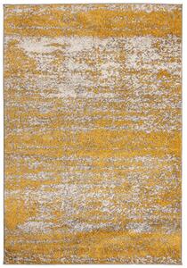 Moderní kusový koberec SPRING Senna - žlutý