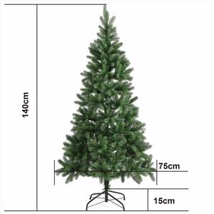 FurniGO Umělý vánoční stromeček 140 cm