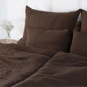 DARRÉ Celoroční mušelínové povlečení Chocolate - GOTS Velikost: 140 x 200 + 70 x 90