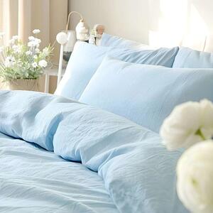 DARRÉ Mušelínové povlečení Baby blue Velikost: 140 x 200 + 70 x 90