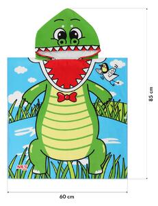 NAR20 CROCODILE RUČNÍK - PONČO Z MIKROVLÁKNA NILS AQUA