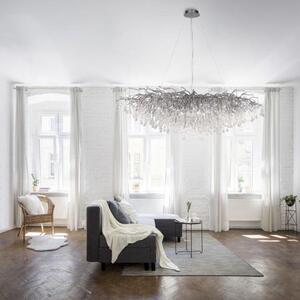 Paul Neuhaus Závěsné svítidlo ICICLE, 15xG9, š. 150 cm Barva: Stříbrná