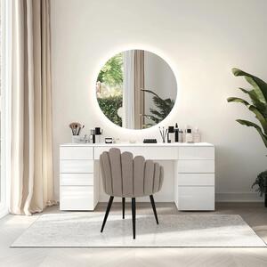 Hjh LIVING Jídelní židle SCALLORE Relaxační křeslo Látka
