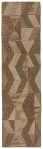 Flair Rugs, Běhoun Moda Asher Natural, 60x230, hnědá, chodba / předsíň
