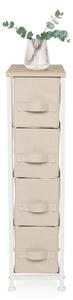 Hjh LIVING Komoda se 4 zásuvkami FOLDRESS S Příborník 76,0 x 20,0 x 48,0 cm