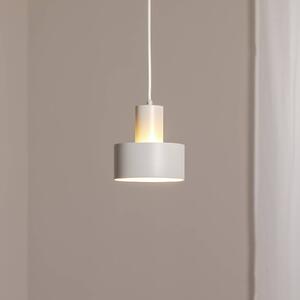 SIGMA Závěsné světlo Rif S, taupe, 1 žárovka, Ø 15 cm, ocel, stmívatelný, Krémová / jantar, Obývací pokoj / jídelna, kov, Moderní