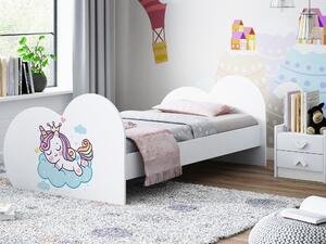 Dětská postel JEDNOROŽEC 160x80 cm (11 barev) + matrace ZDARMA