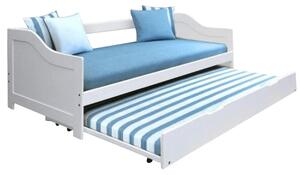 Dětská postel s přistýlkou 90 cm Intaria (bílá). Vlastní profesionální přeprava až k Vám domů 1015578