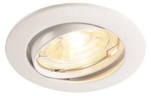 LA 1000718 PIKA svítidlo k zabudování do stropu QPAR51 výklopné bílé max. 50W - BIG WHITE (SLV)