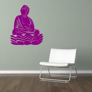 Živá Zeď Samolepka Buddha Barva: černá