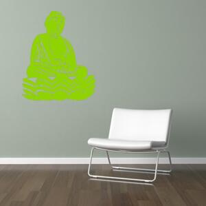 Živá Zeď Samolepka Buddha Barva: černá