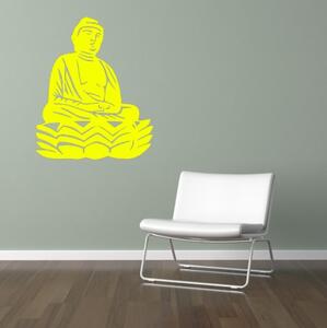 Živá Zeď Samolepka Buddha Barva: černá