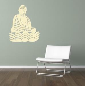 Živá Zeď Samolepka Buddha Barva: černá
