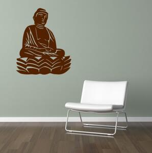 Živá Zeď Samolepka Buddha Barva: černá