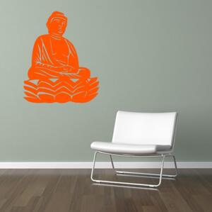 Živá Zeď Samolepka Buddha Barva: černá