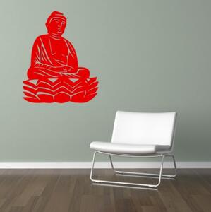 Živá Zeď Samolepka Buddha Barva: černá