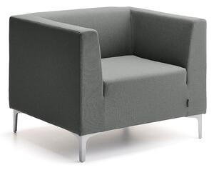AJ Produkty Křeslo CASUAL, potah CURA, antracitově šedá