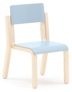 AJ Produkty Dětská židle DANTE, výška 260 mm, bříza/modrá