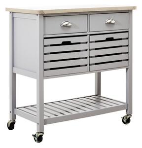 Kuchyňský ostrůvek na kolečkách 46x86 cm Frankfurt – Premier Housewares
