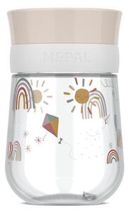 Dětský nepropustný hrnek 360° Mio, 300ml, 9m+, Mepal, duha