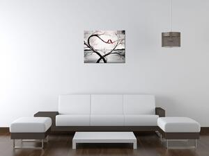 Obraz na plátně Ptačí láska Rozměry: 60 x 40 cm