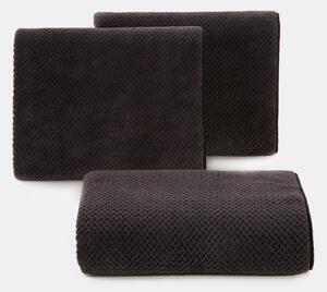 RYCHLOSCHNOUCÍ RUČNÍK Z MIKROVLÁKNA ZOE1 SADA 6KS 50X90 CM ČERNÁ