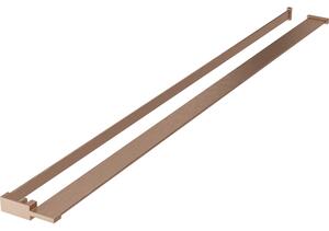 Mexen příslušenství, polička/držák na ručníky pro sprchovou zástěnu (max 140cm), měděná matná, 800-02-65