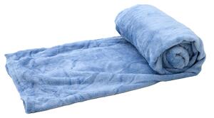Plyšový ŽRALOK s dětskou dekou uvnitř modrý